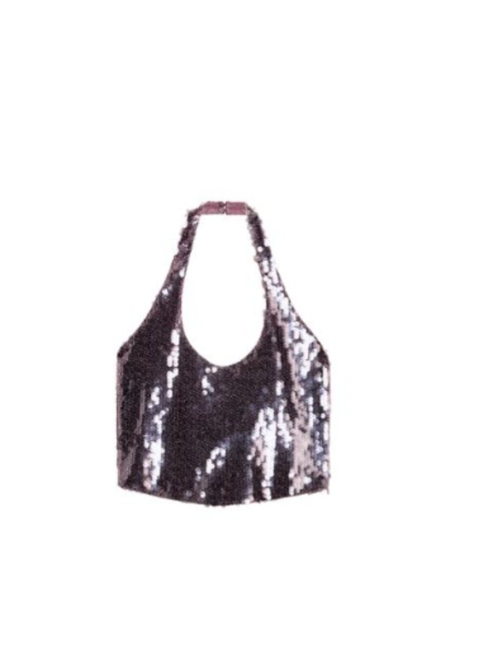 SEQUIN HALTER TOP
